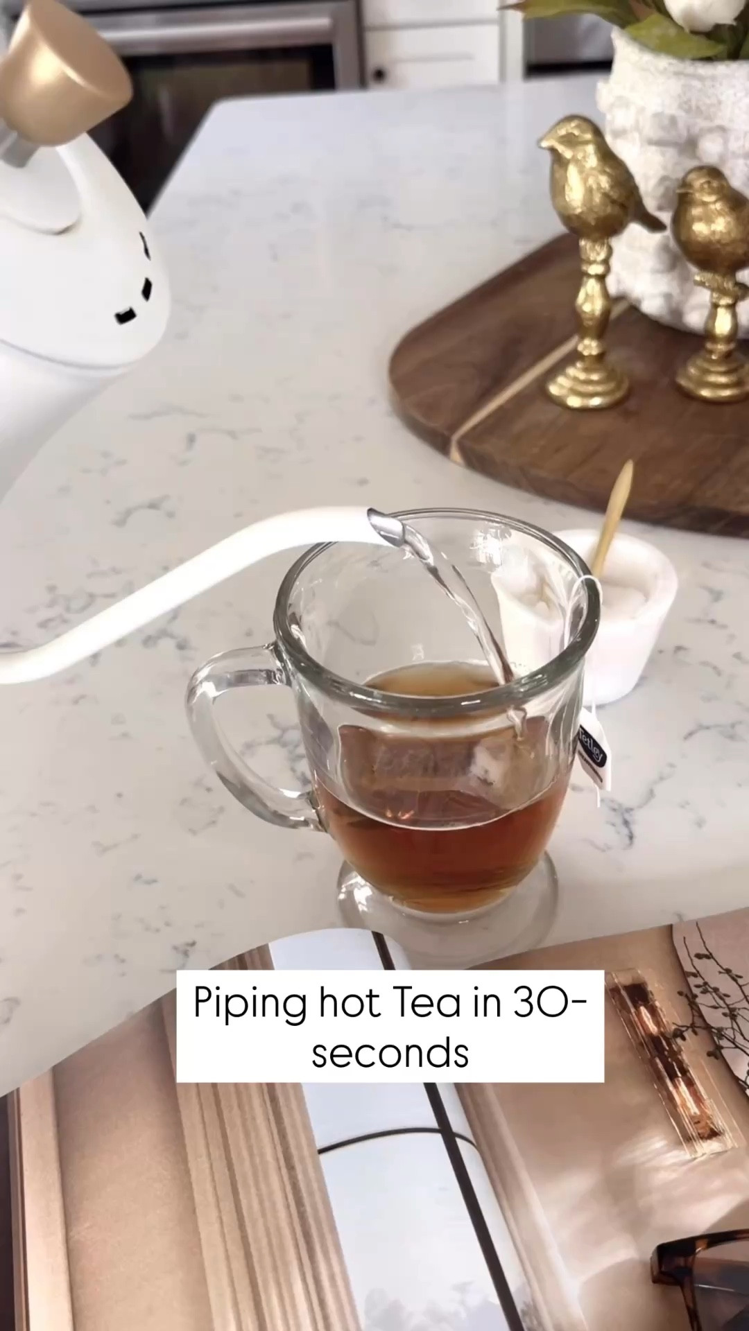 When your tea kettle is so pretty, it doubles as countertop decor! And if you’re a tea drinker like me, you’ll have piping hot water in 30 seconds with the touch of a button. 

#LTKHome