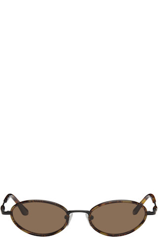 BONNIE CLYDE - Black & Brown Voodoo Sunglasses | SSENSE