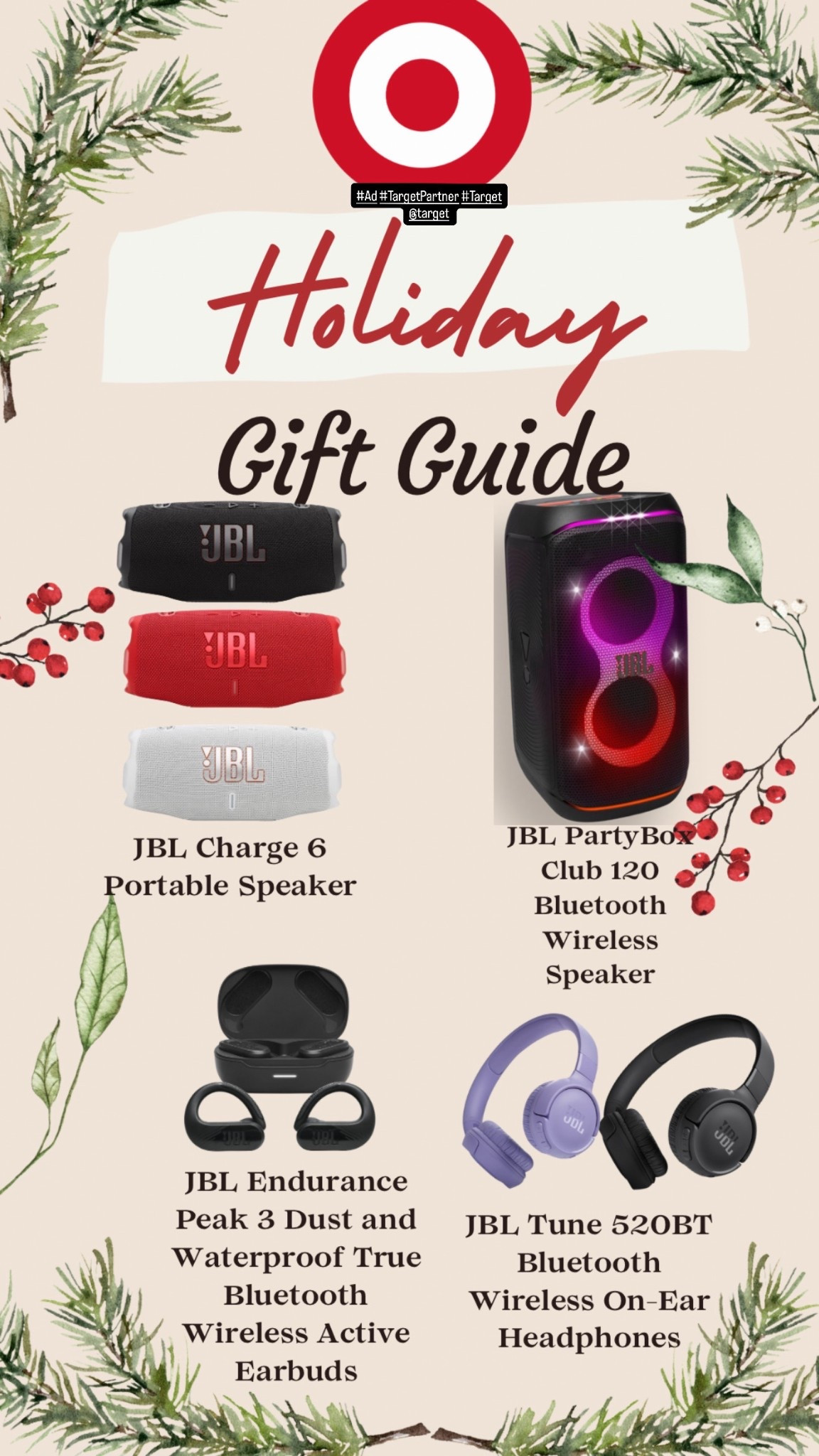 #Ad If you love to move to the rhythm of your own beat.@jblaudio allows you do that with style, personality, and performance with there portable audio options available for all of life’s moments. My  JBL Tune Buds 2 helped me get through Christmas decorating while Shiloh napped while still being able to enjoy my music with superior sound. Grab them for yourself and someone special for Christmas this year. #TargetPartner #Target @target

 
