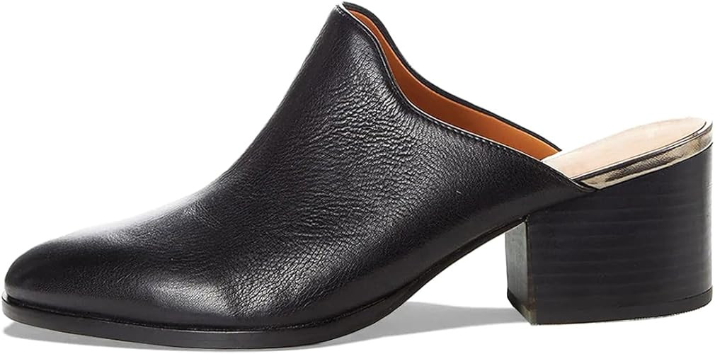 Women Chunky Block Heel Mules Pointed Closed Toe Suede Mule Sandals Slip-On Stacked Heels Booties... | Amazon (US)