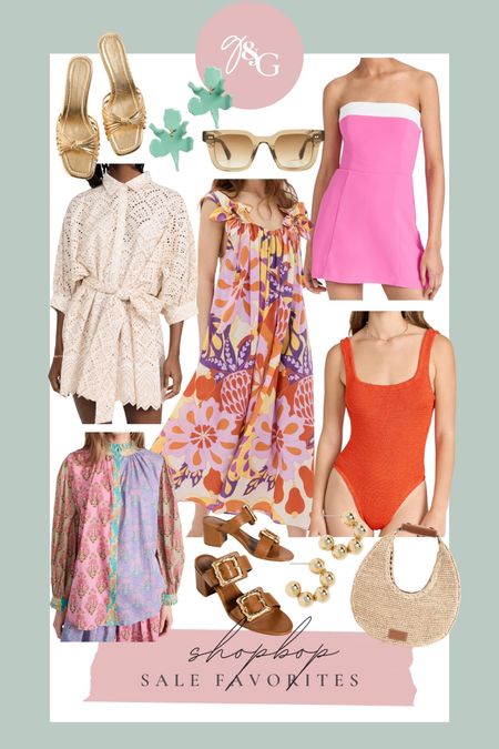 Shopbop Sale Favorites— get up to 25% off!! Eyelet dress, farm Rio printed dress, hunza g swim on sale, schutz buckle sandals, raffia bag, Loeffler Randall heels 

#LTKstyletip #LTKsalealert #LTKSeasonal