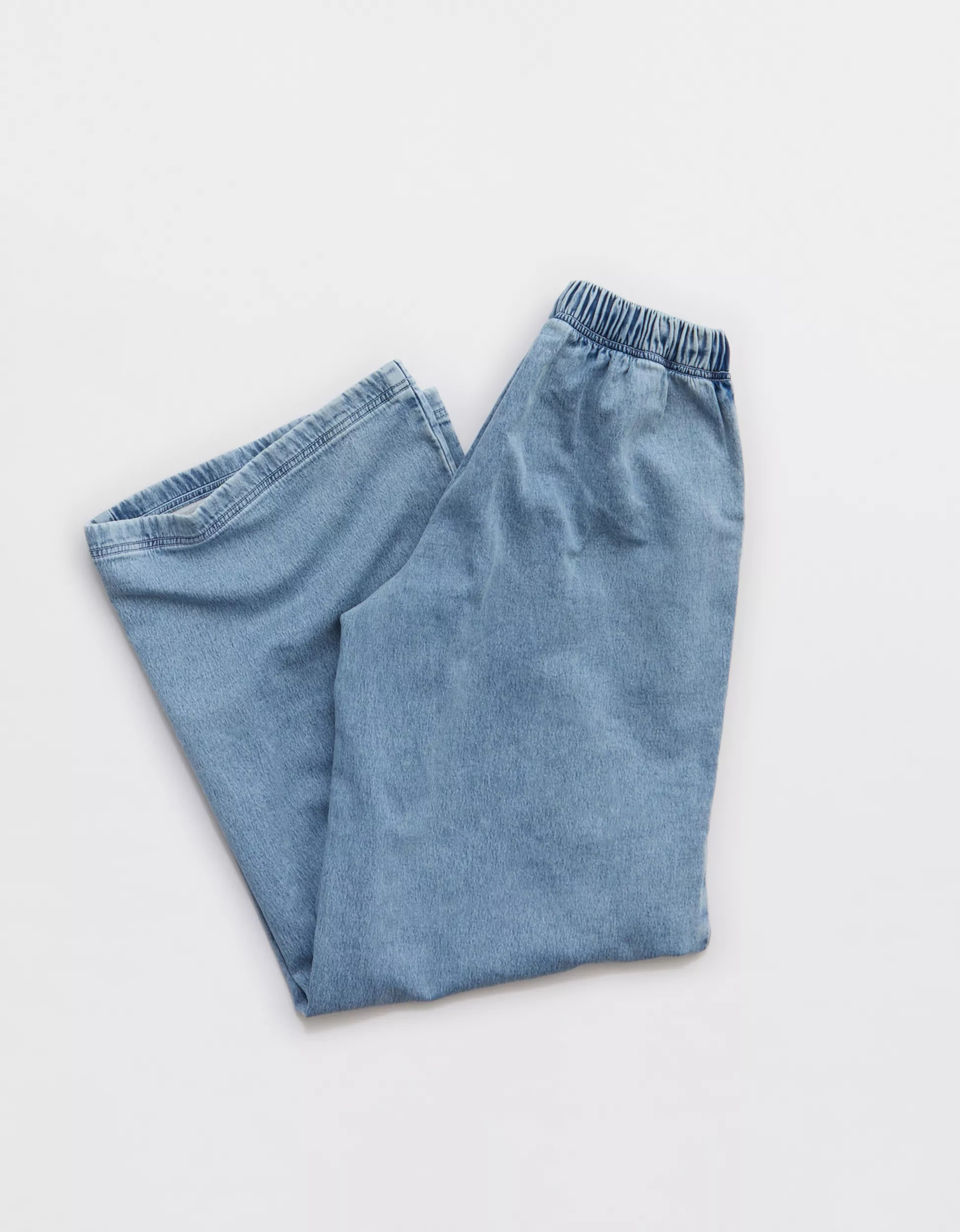 Aerie Daydream Denim Stretch Trouser | Aerie