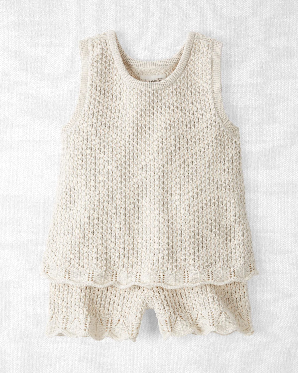 Toddler 2-Piece Organic Cotton Crochet Knit Set | Carter's