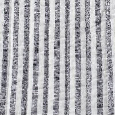 Full/Queen Reversible Cotton Stripe Quilt Khaki - Threshold\u2122: Midweight Coverlet, Machine Wa... | Target