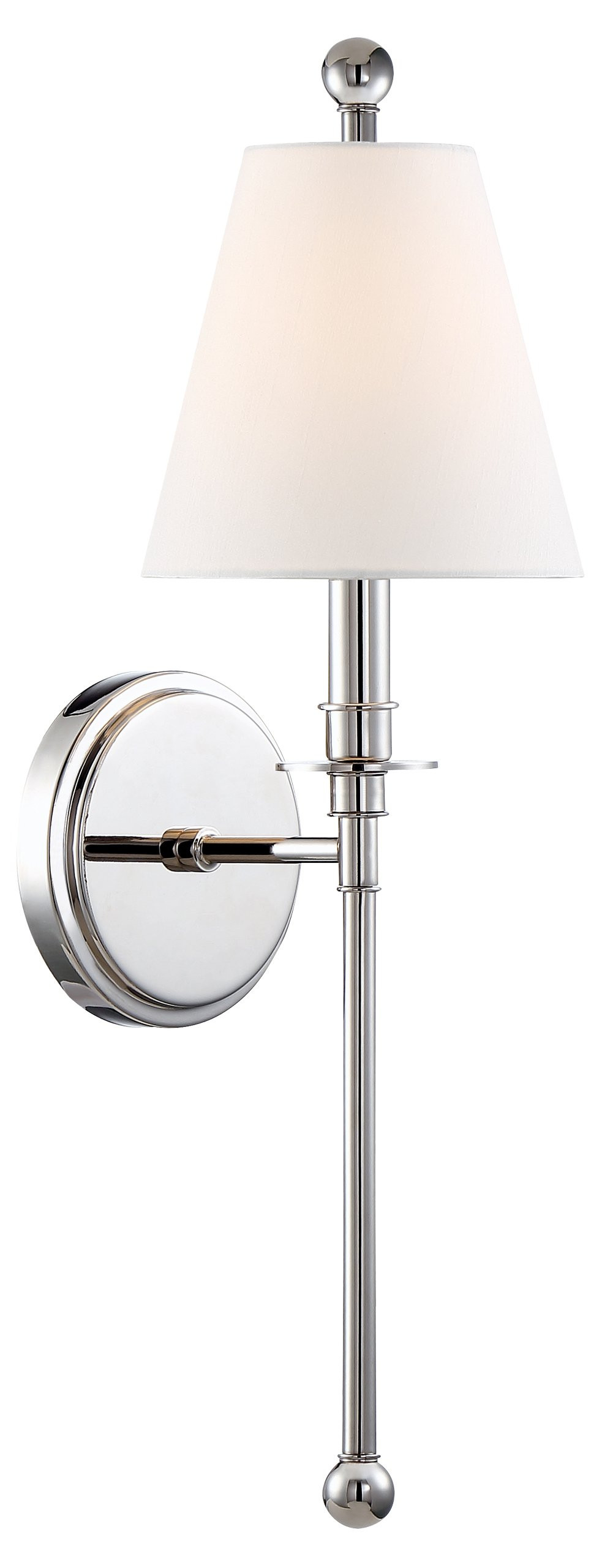 Riverdale Sconce, Polished Nickel | One Kings Lane
