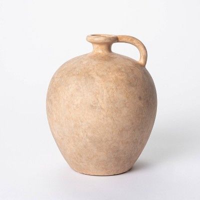 8&#34; x 7&#34; Weathered Jug Vase Brown - Threshold&#8482; designed with Studio McGee | Target