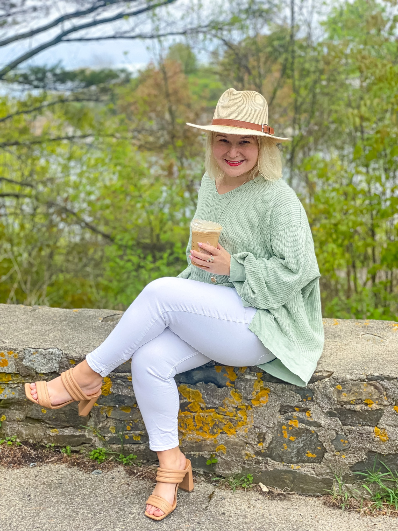 It is still white jeans season even in September. This waffle knit is a great way to transition to fall 

#LTKStyleTip #LTKFindsUnder100 #LTKSeasonal