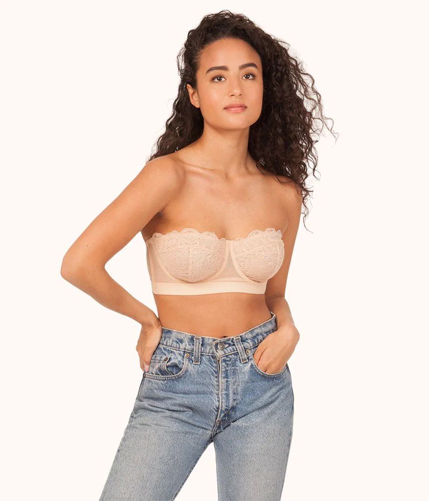 The Lace Strapless | LIVELY