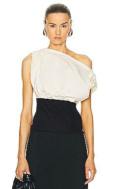 L'Academie by Marianna Matteah Top in Black & Ivory from Revolve.com | Revolve Clothing (Global)