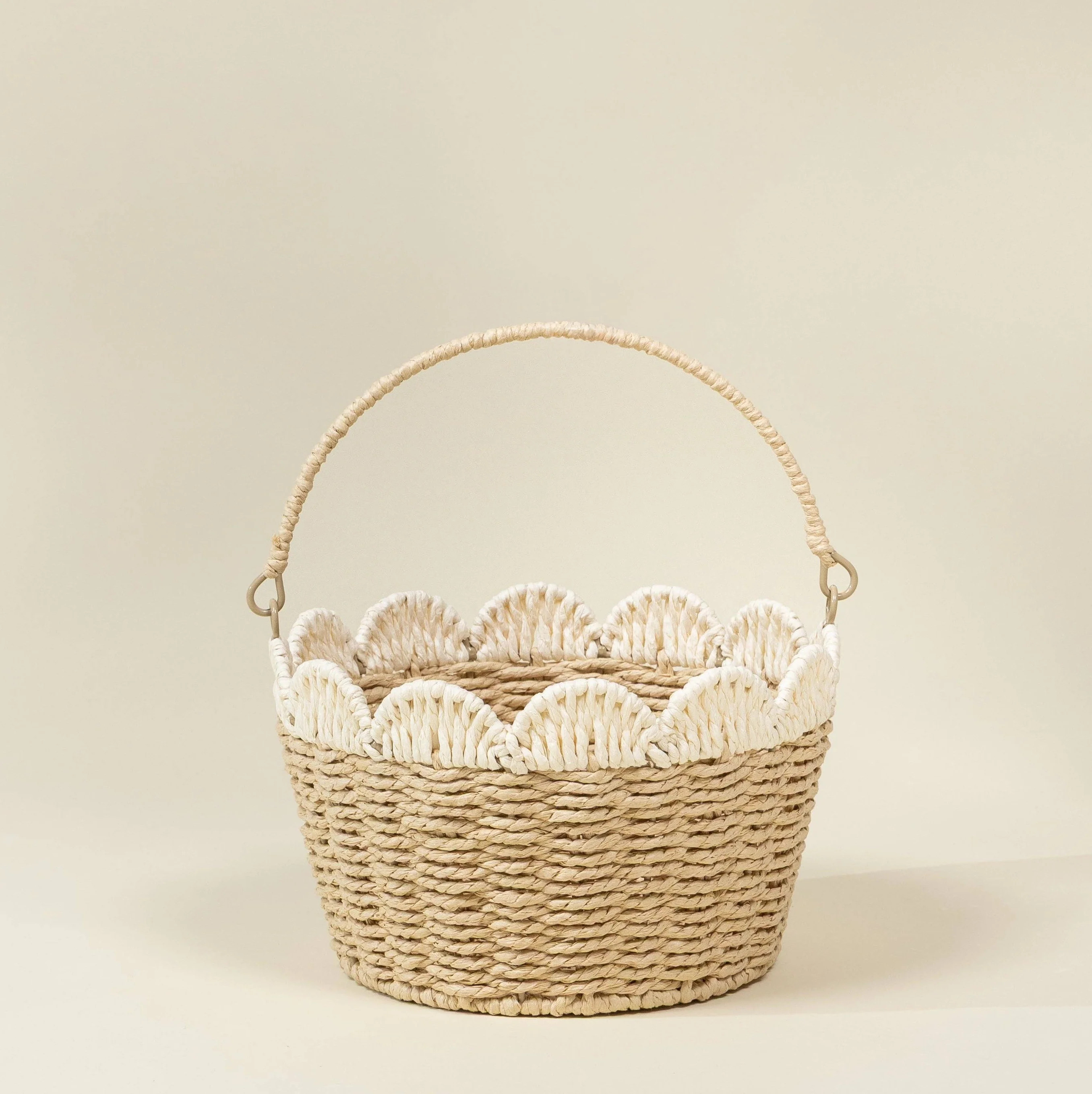 scallop edge { medium} basket | Apple & Oak