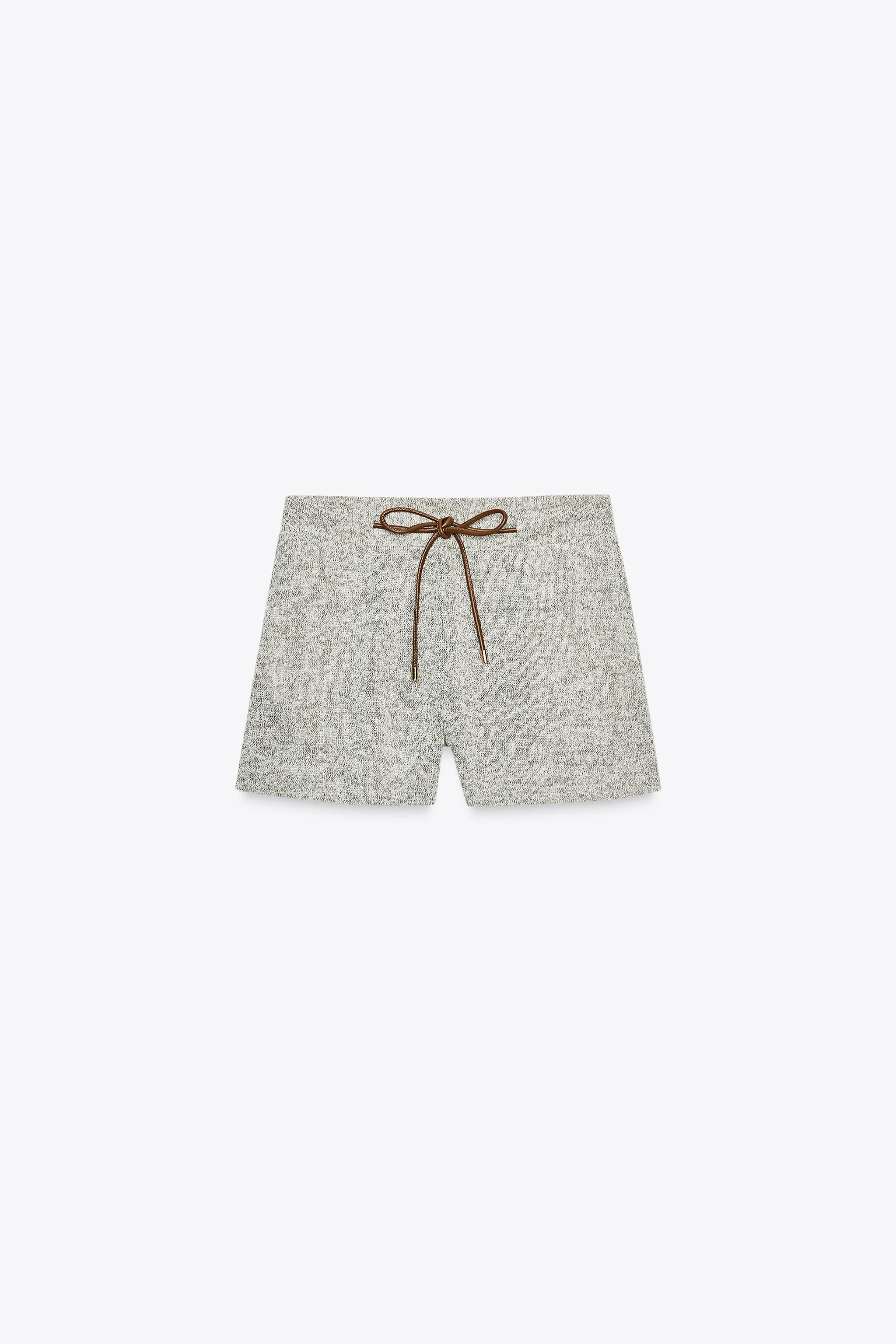RUSTIC BERMUDA SHORTS WITH BELT | Zara UK