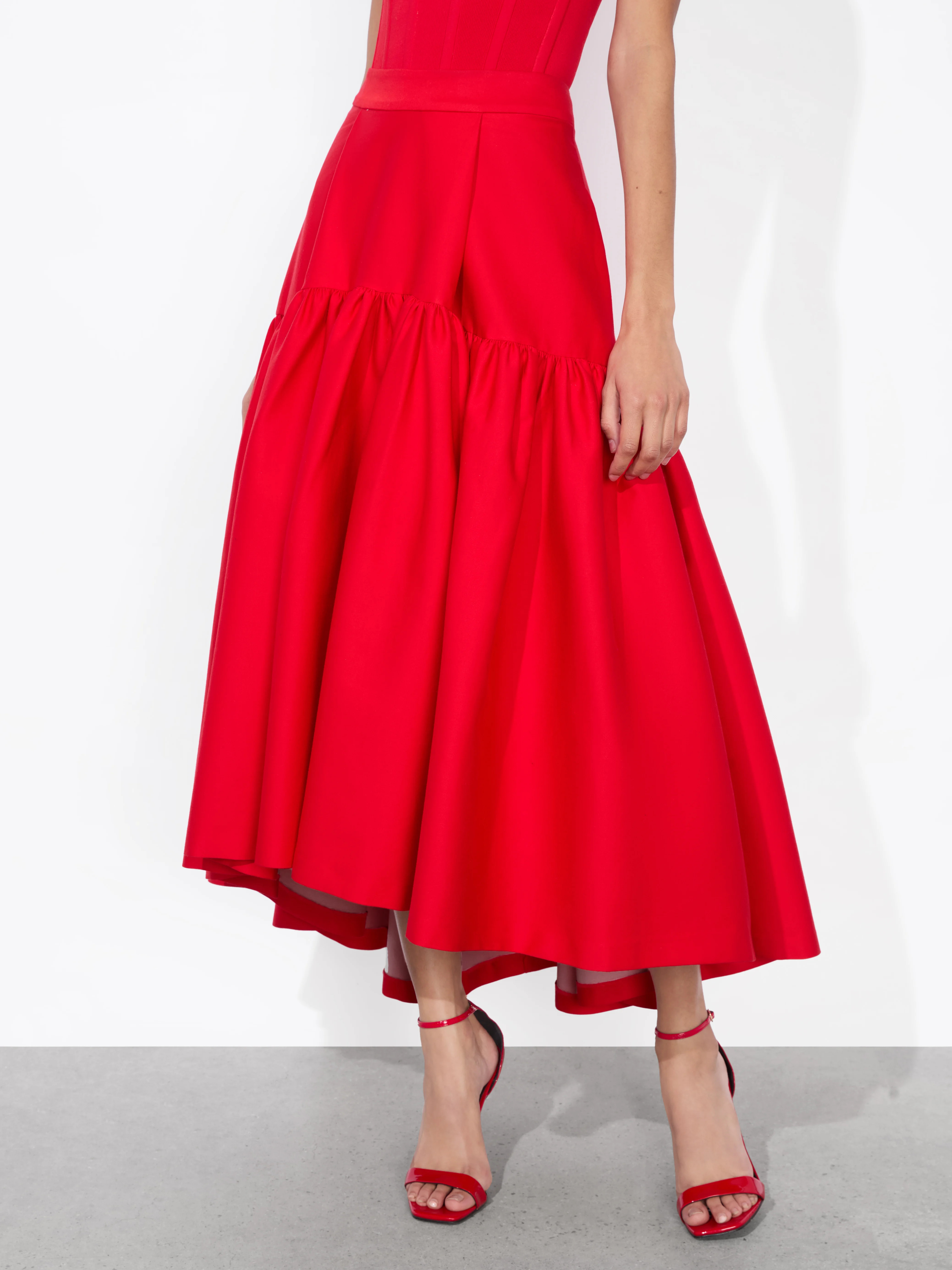 alice + olivia DIANA MIDI SKIRT | Alice + Olivia
