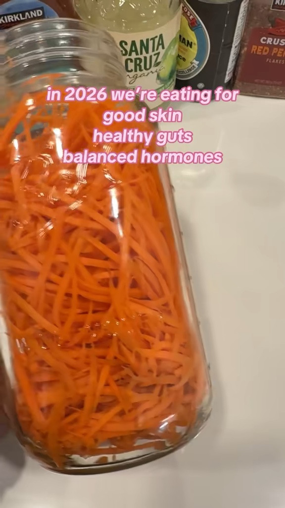 Raw carrot salad recipe for good skin, great gut health and balanced hormones in 2026!

#LTKHome #LTKfoodie #LTKselfcare