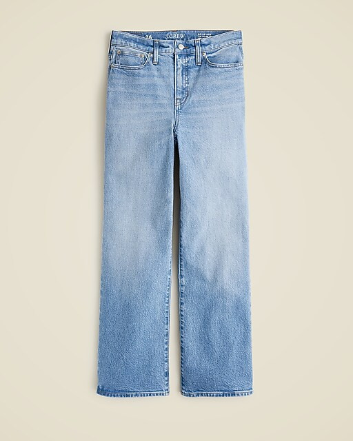 Petite high-rise slim wide jean in 1996 semi-stretch | J. Crew US