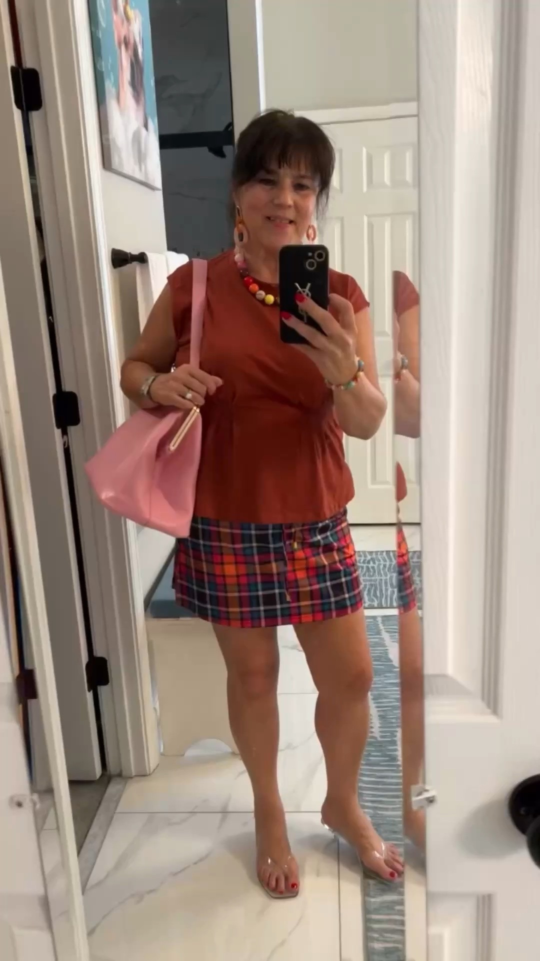 summer colors are so cute!! this skirt is such a fun one, and i love it with this simple top and pink bag 💕 always be confident!!
#summerstyle #styleover50 #over50fashion #agelessfashion #summeroutfit

#LTKdayinmylife #LTKMidsize #LTKOver40