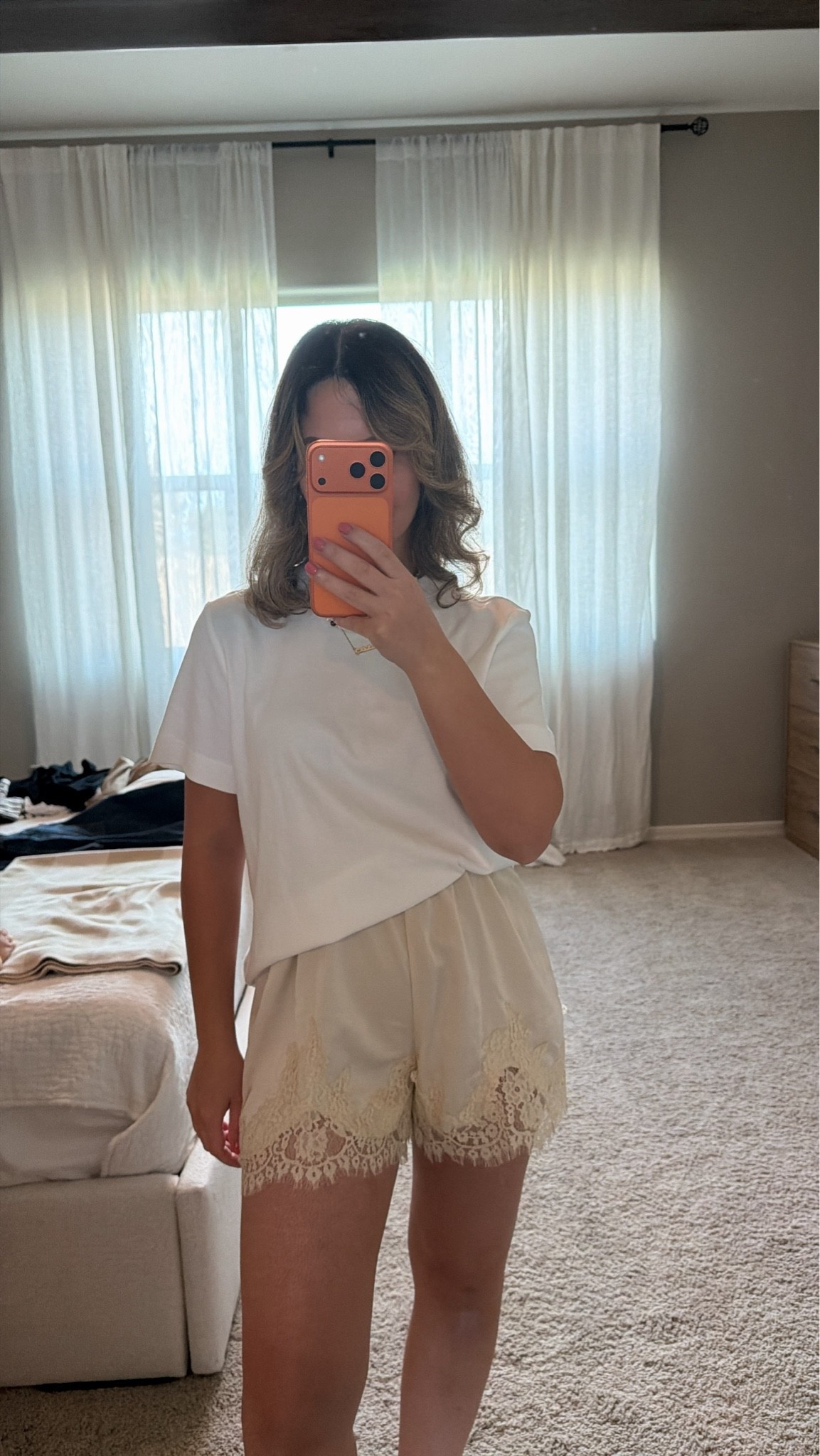 Old navy tee in SMALL & Amazon lace shorts under $20 

#oldnavy #momstyle #whitetee #prefallstyle #falloutfits #amazonfashion #amazonshorts #laceshorts #neutralstyle #ootd #outfitideas #momoutfits #affordablestyle

#LTKSaleAlert #LTKootd #LTKmomlife