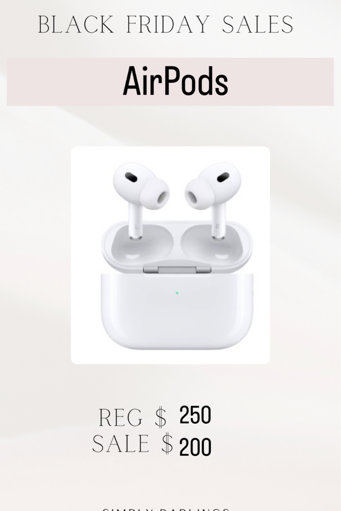 AirPods on sale for $200

#LTKSeasonal #LTKGiftGuide #LTKHoliday