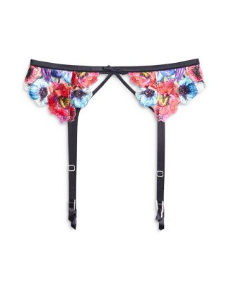 Fleur du Mal Tulieries Embroidered Garter Belt Women - Bloomingdale's | Bloomingdale's (US)