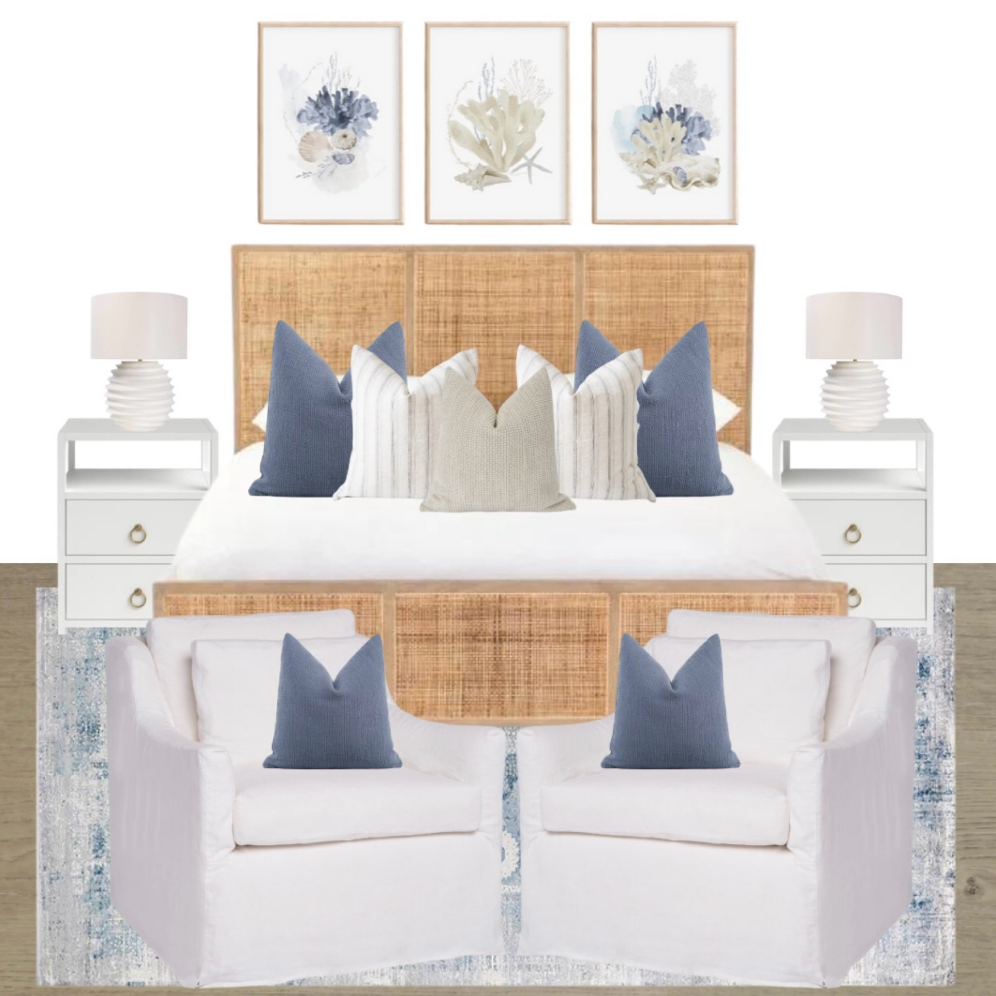 Bedroom ideas, bedroom inspiration, bedroom decor, bedroom mood board, bedroom inspo, interior decor, interior design, master bedroom, primary bedroom, upholstered bed, bedroom design, bedroom decor, bedroom interior, coastal bedroom, coastal interior, coastal decor 

#LTKhome #LTKstyletip #LTKsummer