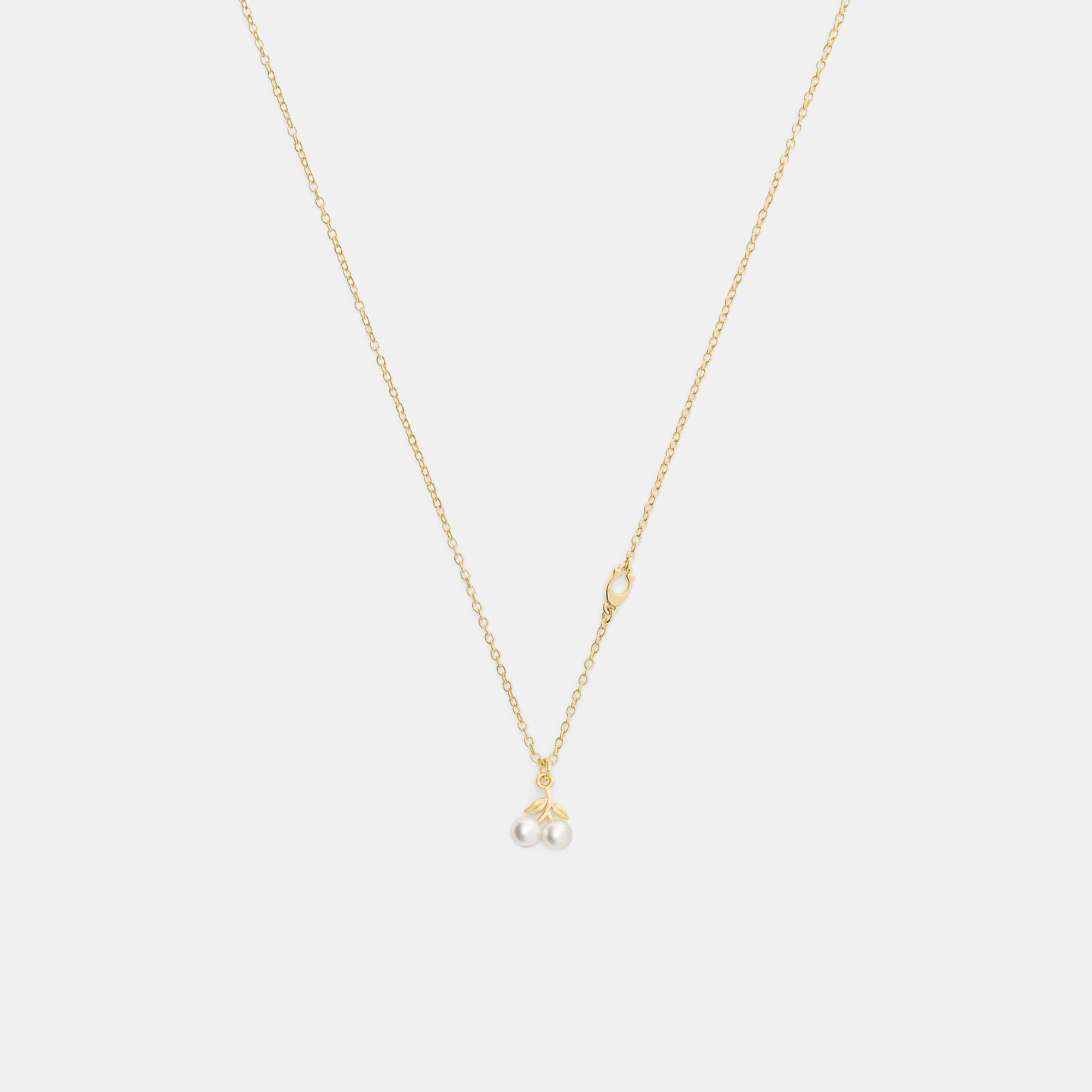 Pearl Cherry Pendant Necklace | Coach (US)