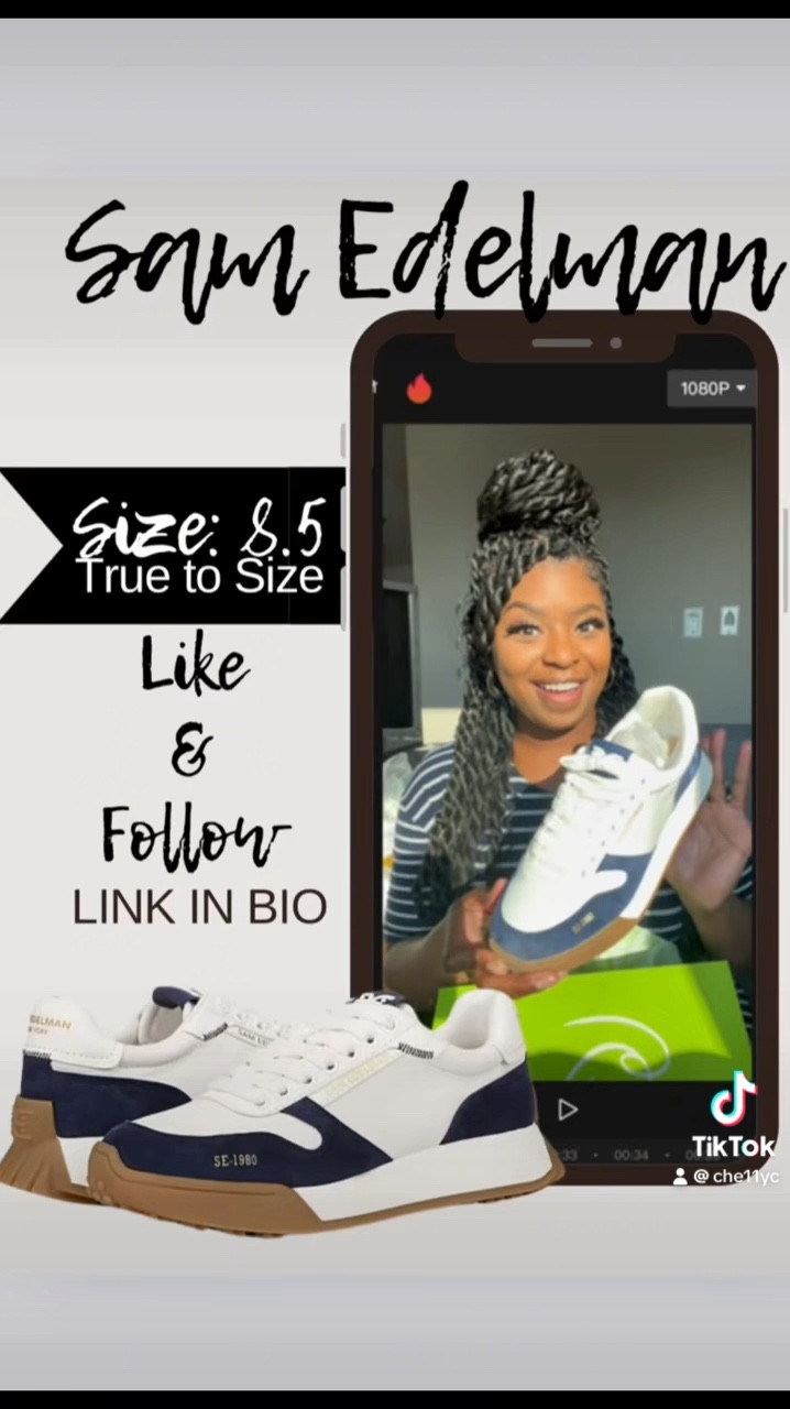 Best Sneaker if you're looking for comfort and versatility!!! Its true to size and comes in different colors!!
@Sam Edelman @Dillard's
#bestsneakers #2024sneakers #womenssneakers #sneakers #coolsneakers #shoeunboxing #creatorsearchinsights

#LTKBacktoSchool #LTKFindsUnder100 #LTKShoeCrush