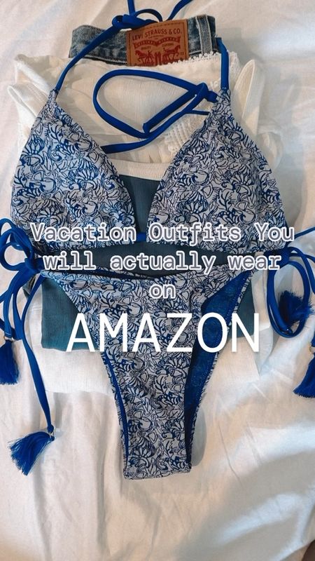 Amazon vacation outfits , resort wear , vacation fashion , amazon style , amazon swimwear , amazon bikini 

#LTKswim #LTKfindsunder50 #LTKSeasonal