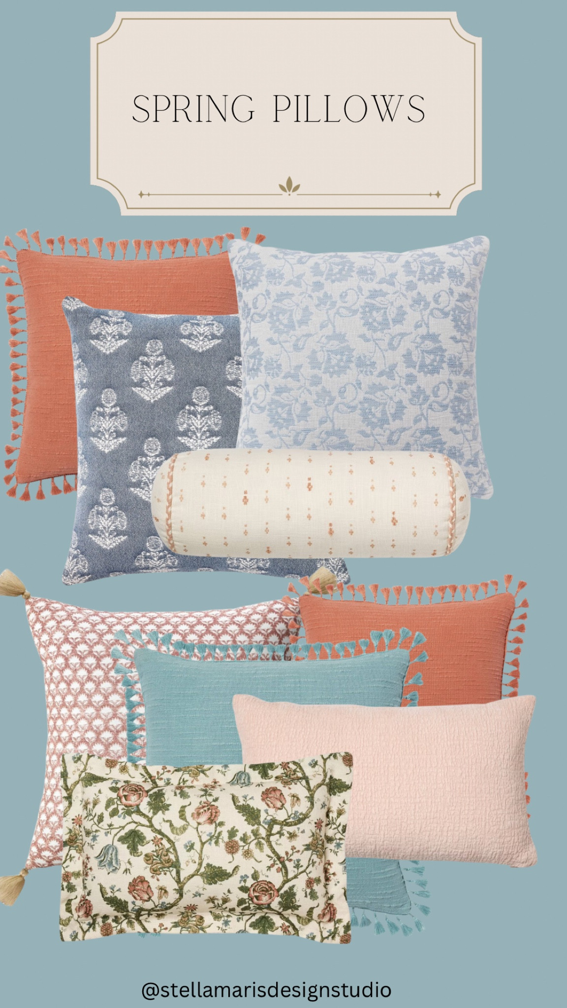 Loving these Target spring pillows. Color has been trending lately . I love that you can change up a space with just using affordable throw pillows. 