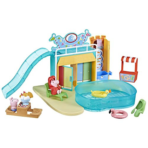 Peppa Pig Waterpark Playset with 2 Figures, Preschool Toys for 3+ Girls and Boys | Amazon (US)
