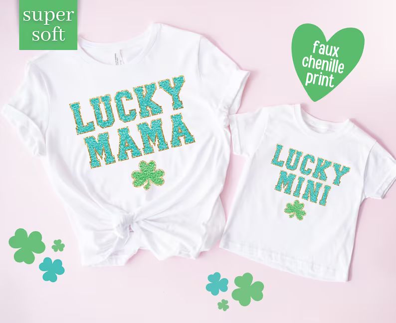 St Pattys Mommy and Me, Mom and Daughter St Pattys Shirts, Mom and Daughter Shirt, St Patricks Da... | Etsy (US)