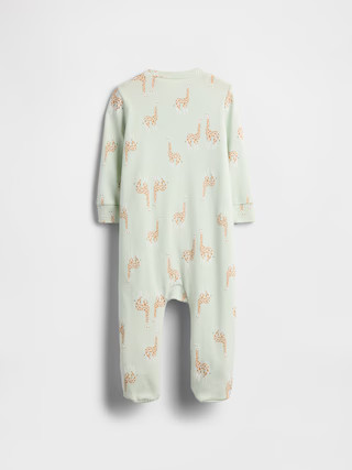 Baby Print Two-Way Zip One-Piece | Gap Factory
