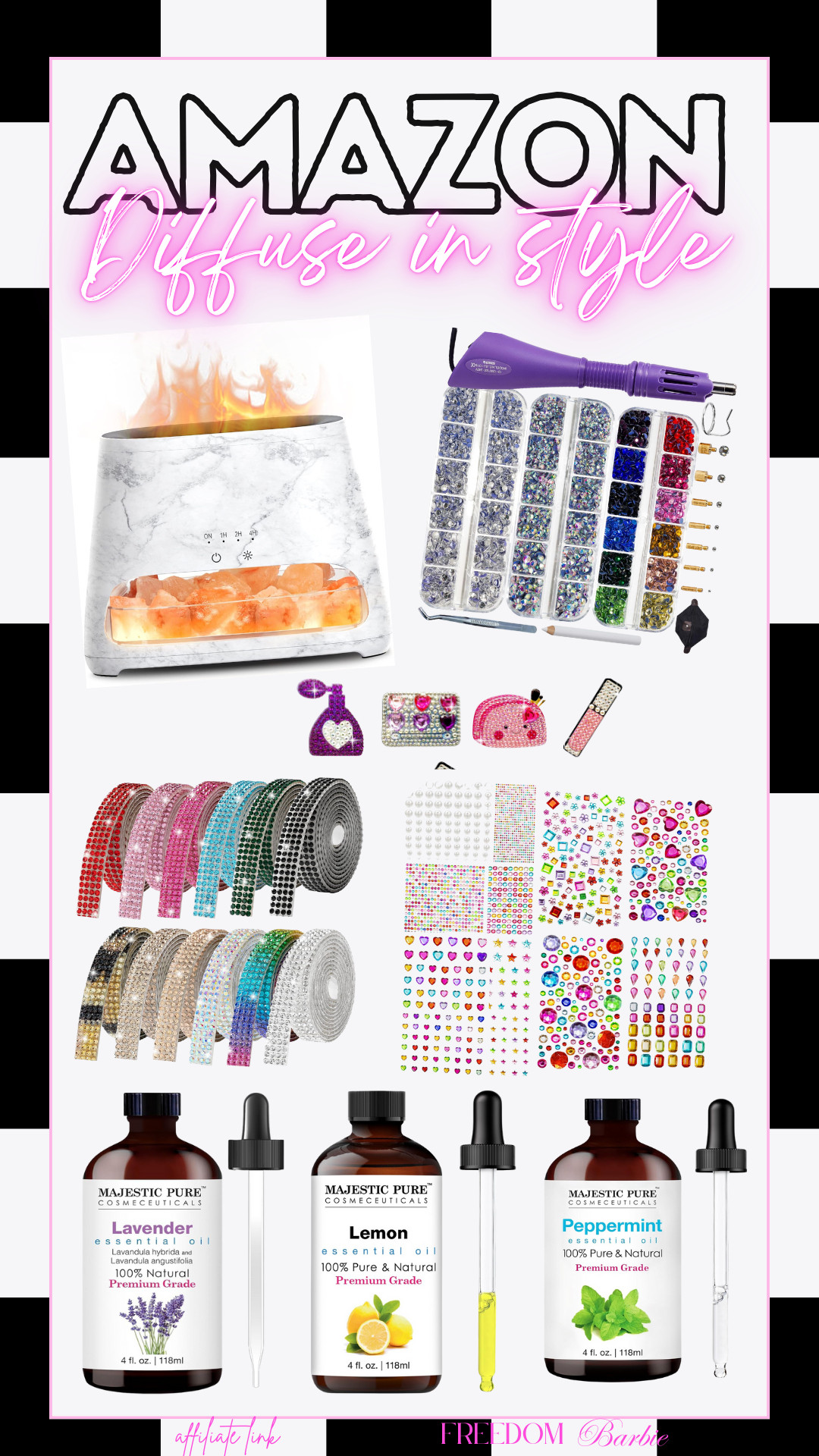 Looking to add some flair to your crafting and home decor? Check out these stylish finds! From rhinestone strips to essential oils, these items will elevate your space. #CraftingSupplies #HomeDecor #AmazonFinds 

 #LTKdayinmylife #LTKmomlife #LTKselfcare