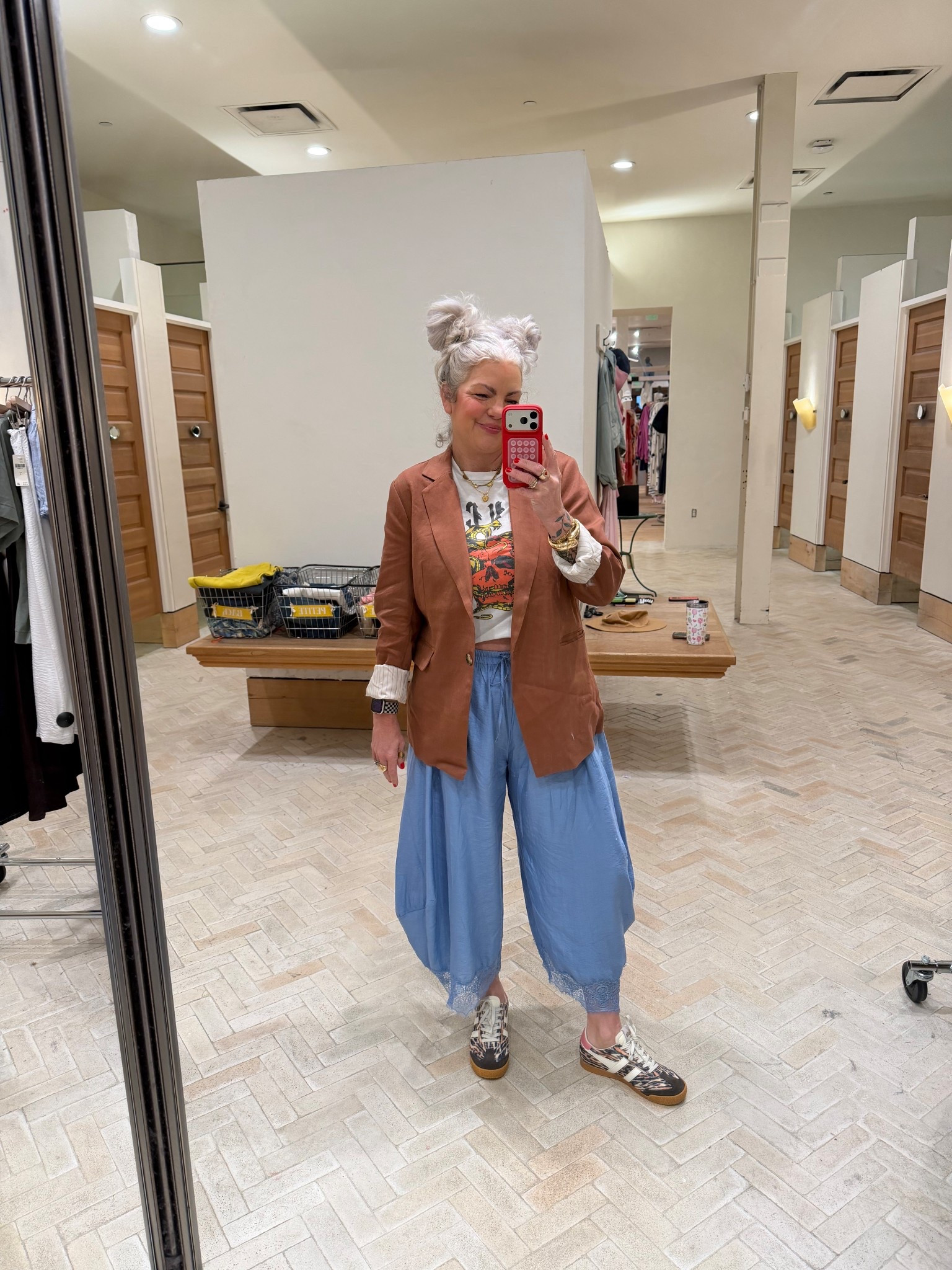 My fav fit to date🤎💙

#LTKdayinmylife #LTKMidsize #LTKootd