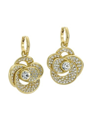 Ted Baker London Florence Crystal Flower Huggie Earrings for Women | Amazon (US)