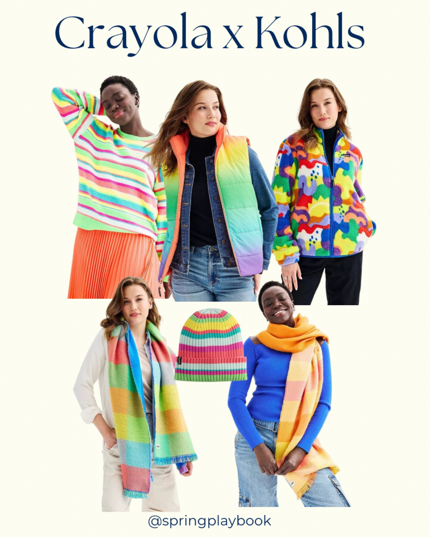 Crayola x Kohls collab is BEAUTIFUL! Jackets, sweaters, vests, scarfs, hats, pajamas for the whole family. 

#createdcolorful #createdcolorfulspring #hocspring #tcispring #pcaspring #lightspring #warmspring #truespring #brightspring #clearspring #paintboxspring #familymatching #crayolaxkohls #springfamily

#LTKfamily #LTKSeasonal #LTKfindsunder50