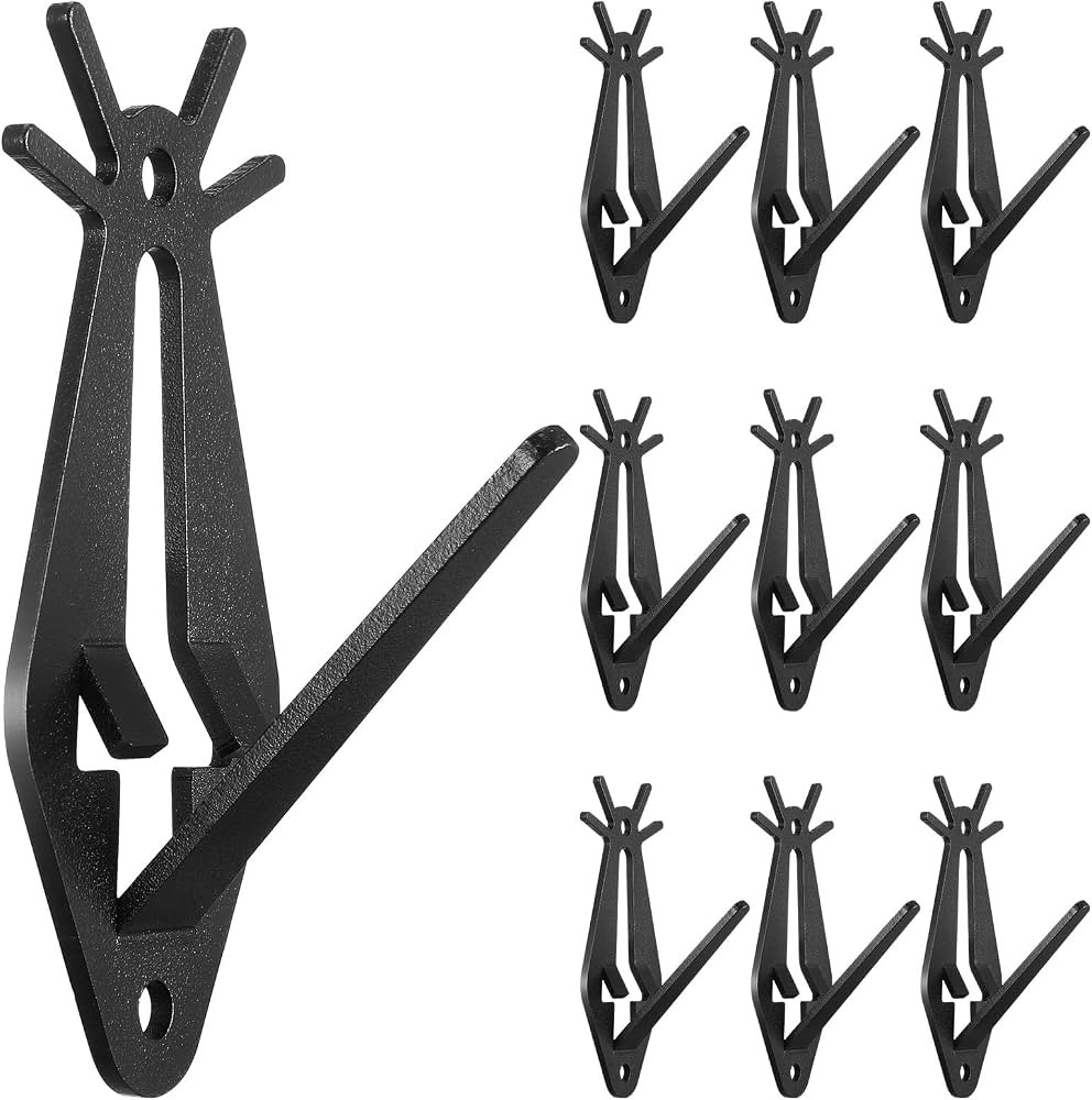 10 Pcs European Mount Skull Hanger Deer Skull Hangers Deer Mount Hanger with Easy Installation Ki... | Amazon (US)