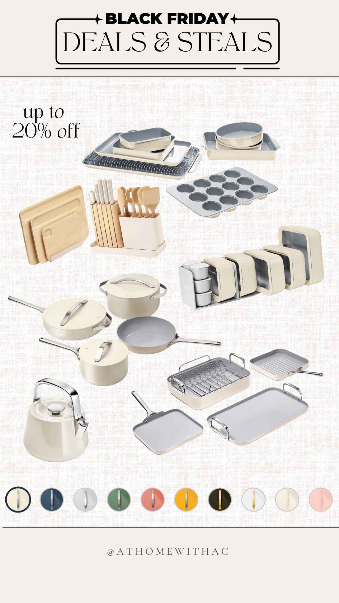 Non toxic cookware Black Friday sale caraway home 

#LTKSeasonal #LTKCyberWeek #LTKGiftGuide