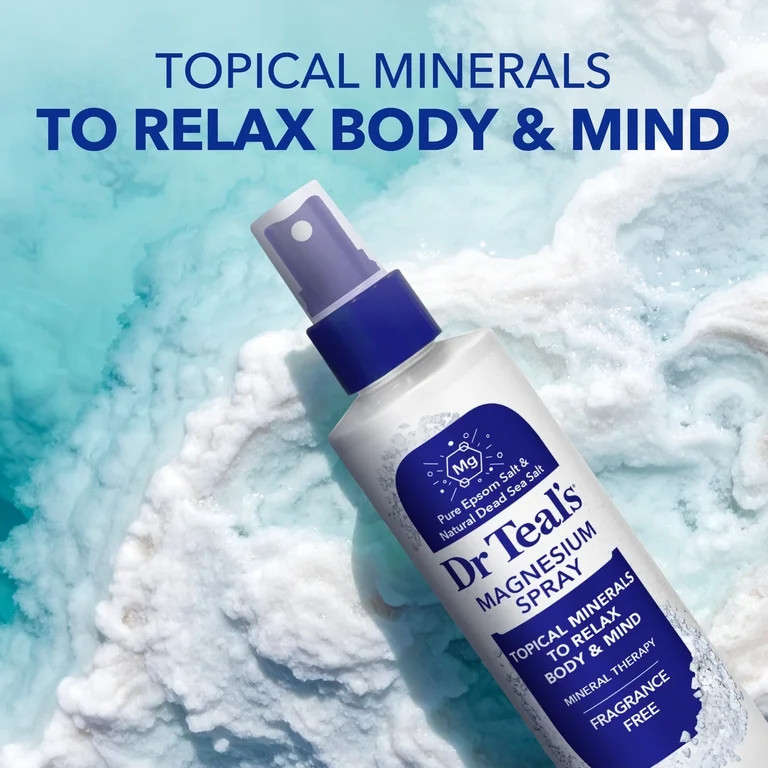 Dr Teal's Fragrance Free Magnesium Spray, 8 fl oz | Walmart (US)