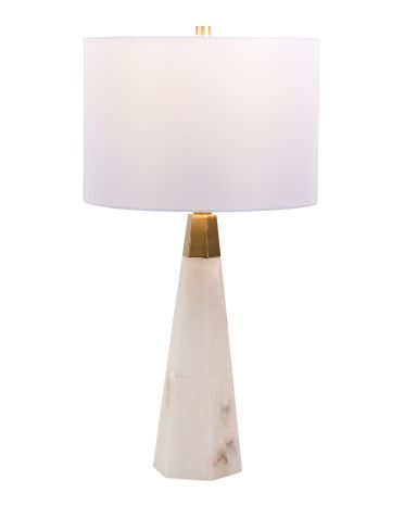 Alabaster Table Lamp With Nightlight | TJ Maxx