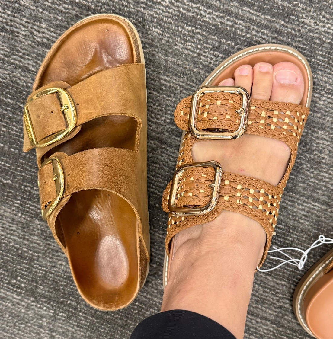 Found these Birk-ish sandal dupes at Target. They were super comfy and cute. I was able to size down a half size in these as well. 

#LTKSaleAlert #LTKootd #LTKSeasonal