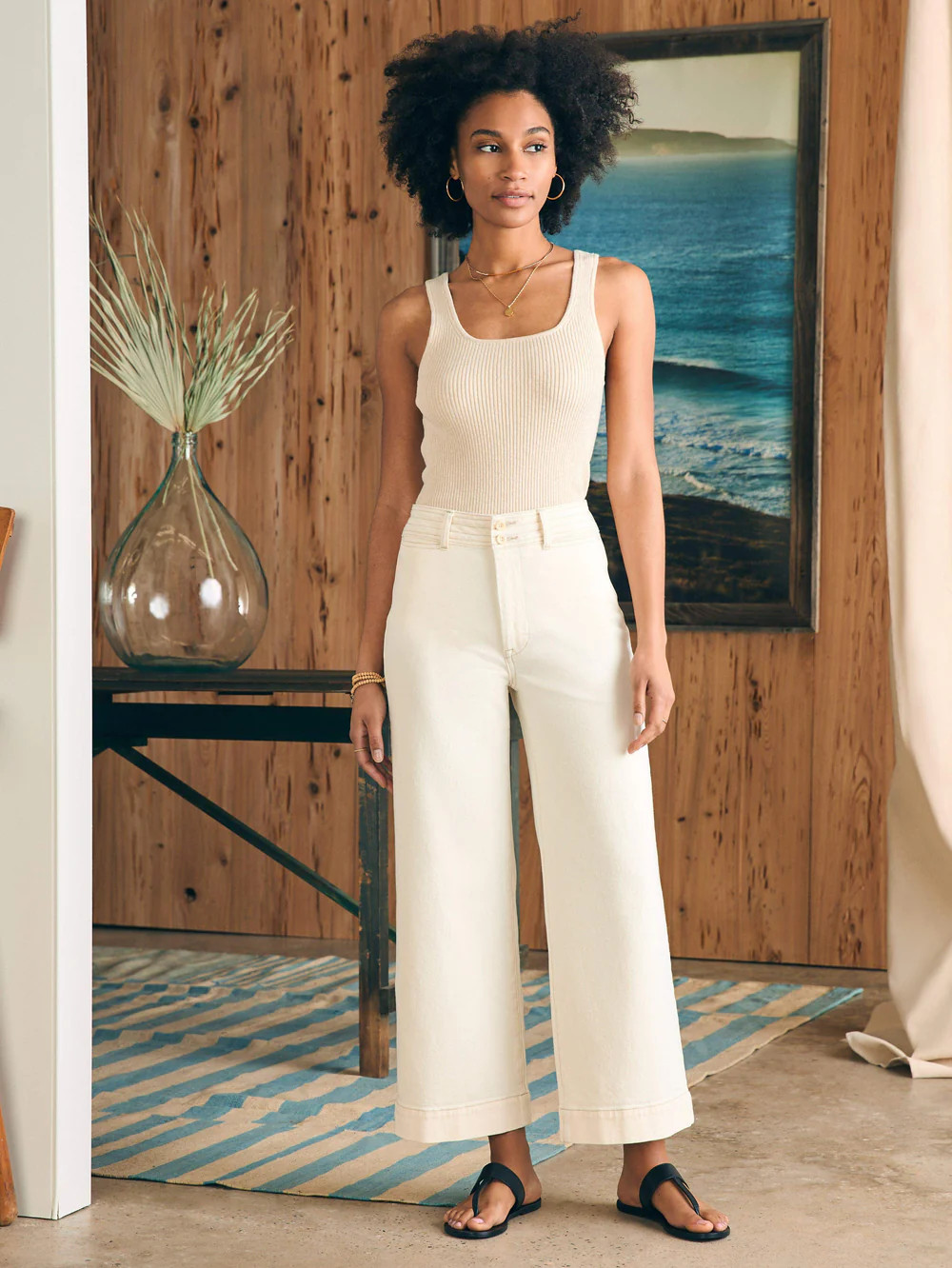 Harbor Crop Jean | Faherty