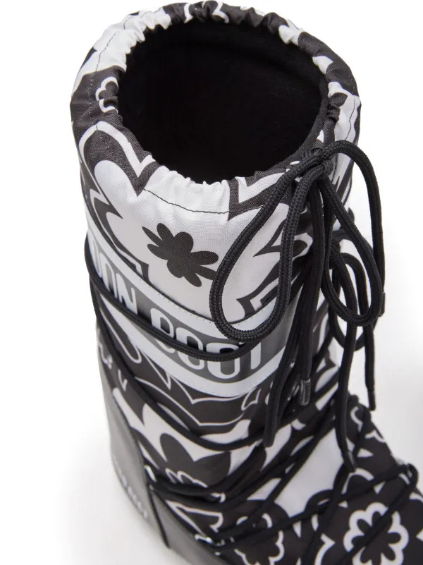 Icon floral-print boots | Farfetch Global