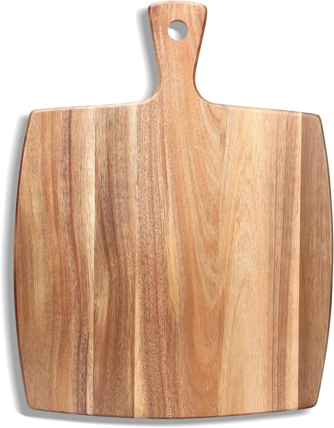 16.6" Large Wood Cutting Board Kitchen with Handle Acacia Charcuterie Board | Amazon (US)