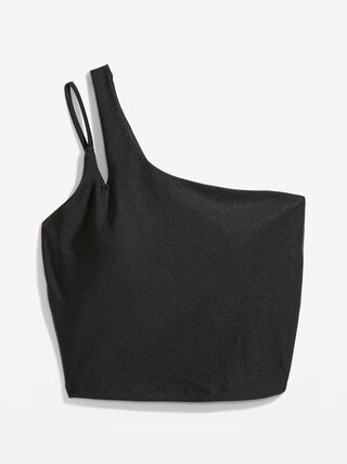 Light Support PowerSoft Long-Line Cutout Sports Bra for Women | Old Navy (CA)