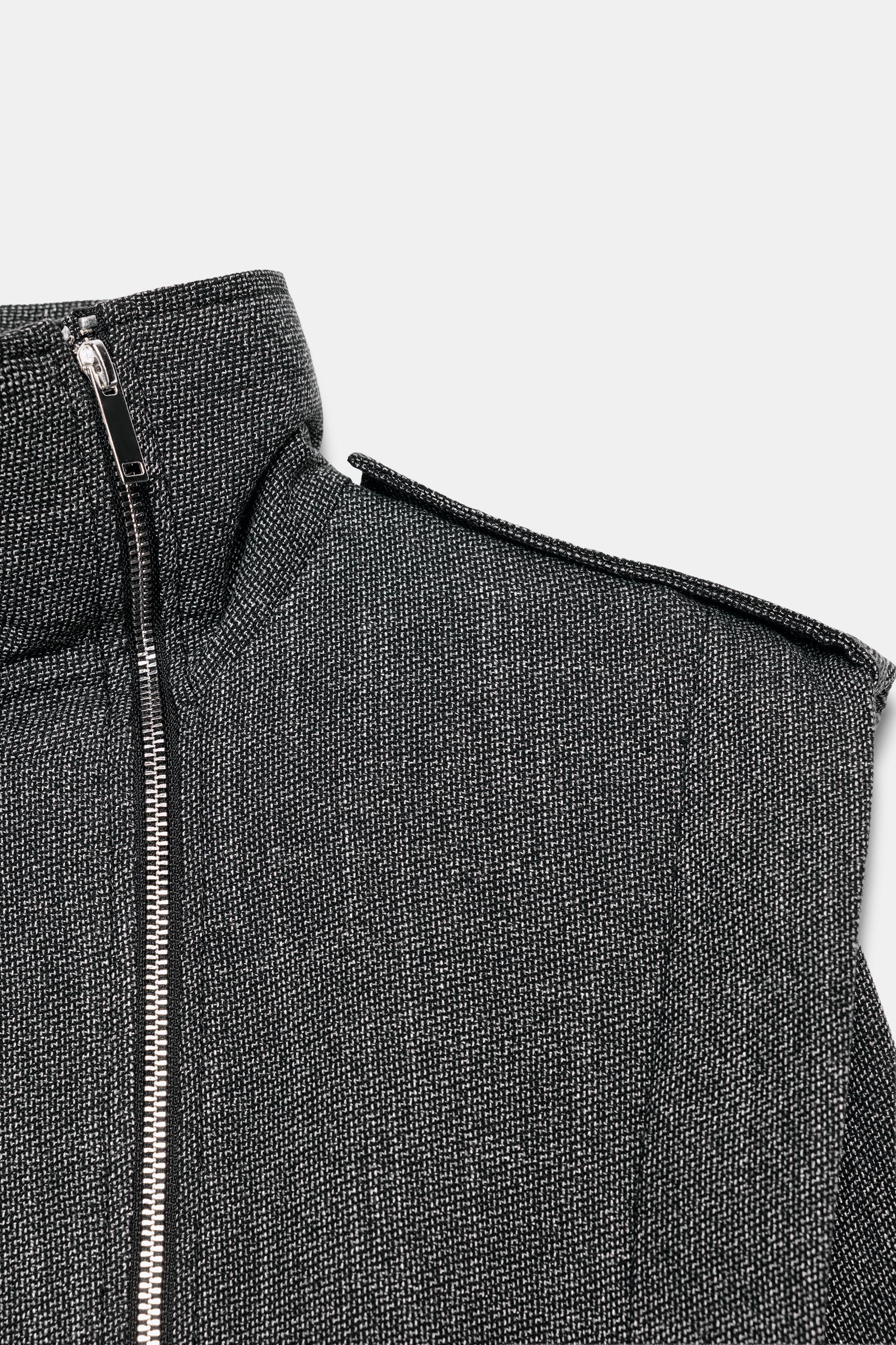 ZW COLLECTION SHOULDER TAB BOMBER JACKET | Zara US