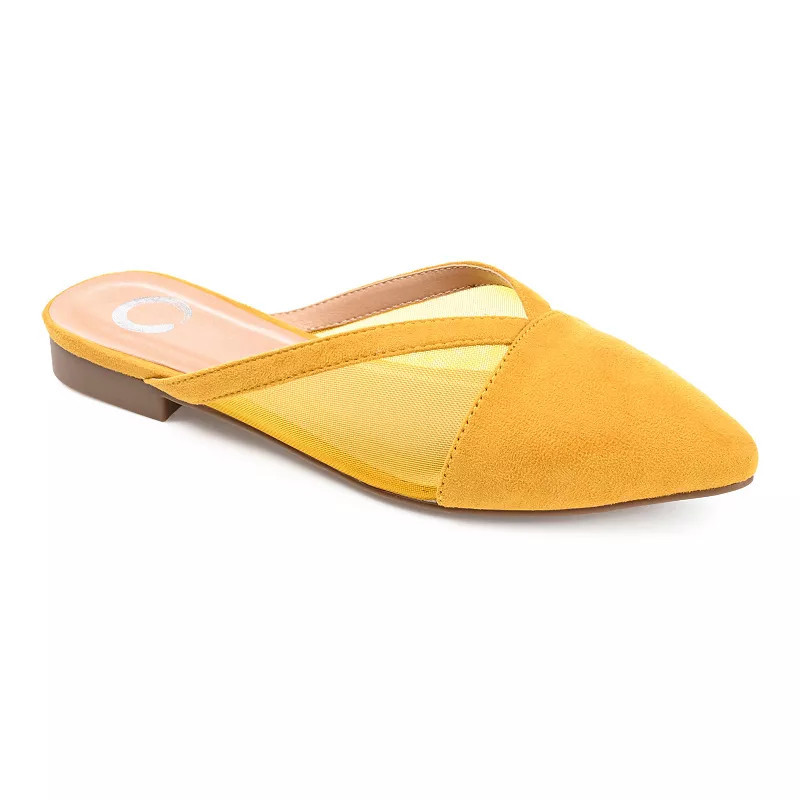 Journee Reeo Women's Mules, Size: 7.5, Yellow | Kohl's