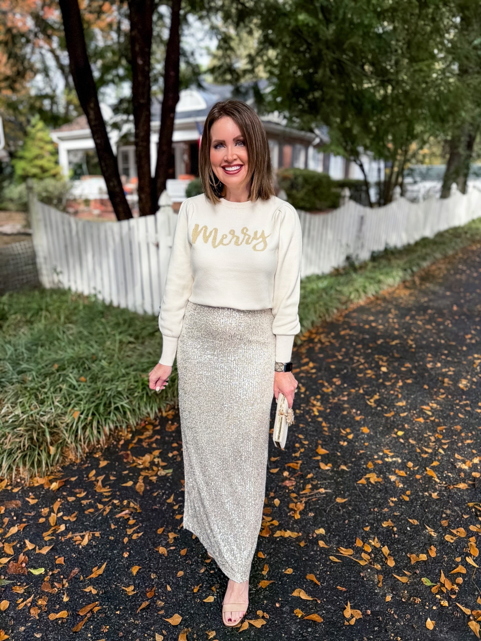 My skirt is half off & my sweater is 40% off!
Both run true to size 

#LTKSaleAlert #LTKCyberWeek #LTKHoliday