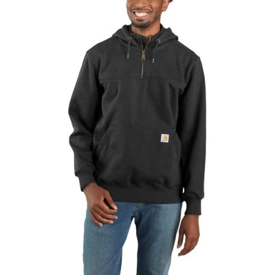 Men's Carhartt Rain Defender Loose Fit Heavyweight 1/4 Zip Hoodie | Scheels
