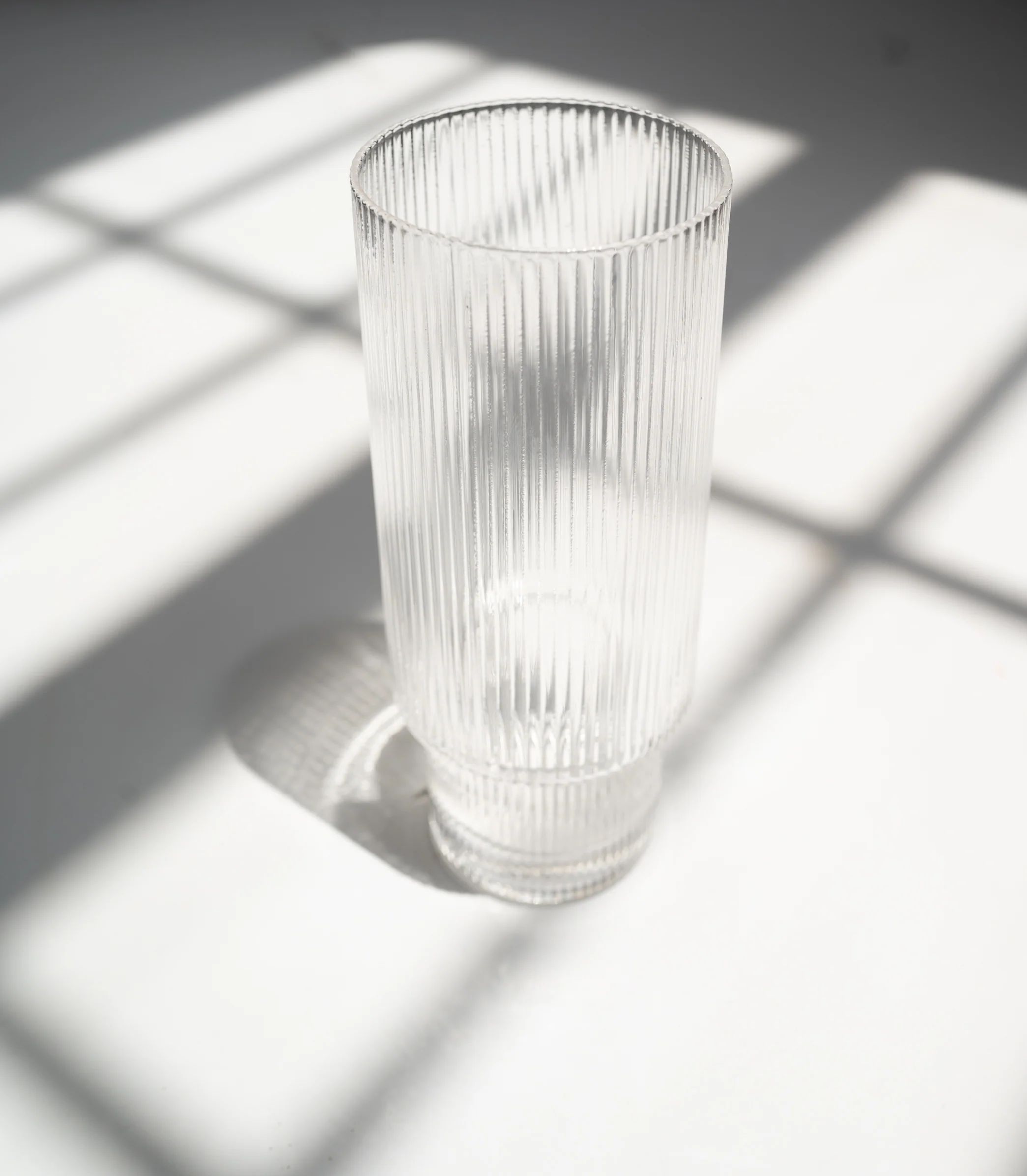 Textured Drinking Glass | Sweenshots Studios