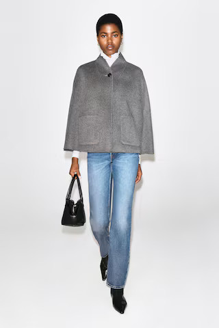 Shawl-Collar Double-Faced Wool Cape | COS (US)