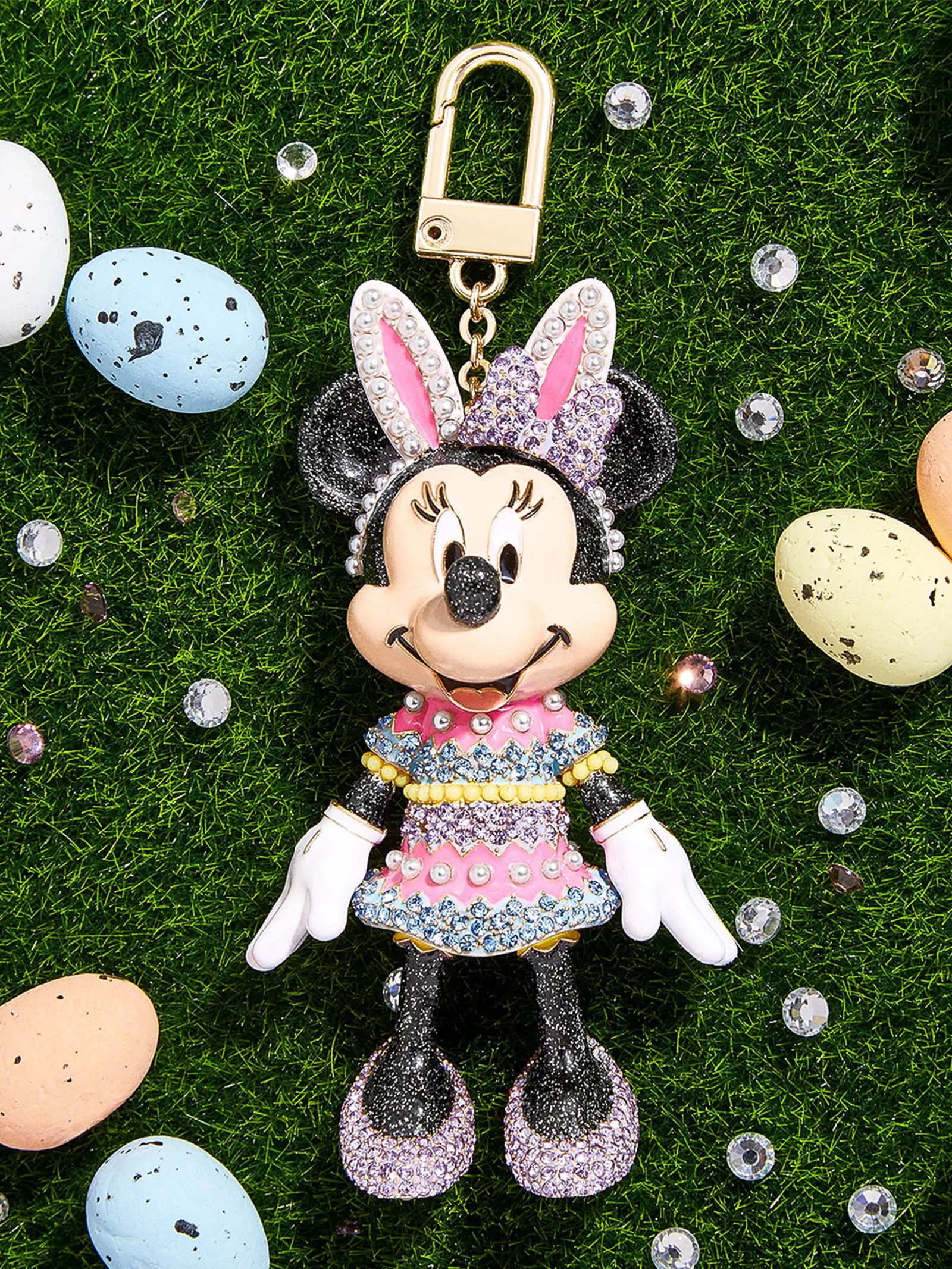 Minnie Mouse Disney Bag Charm - Minnie Mouse Easter | BaubleBar (US)